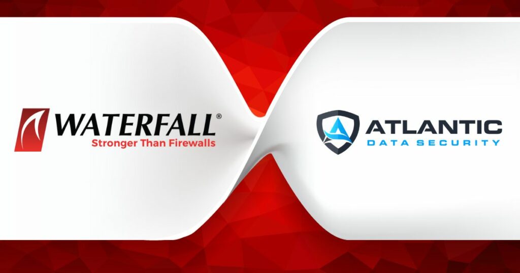Waterfall Secuiryt and Atlantic Data Security partnership
