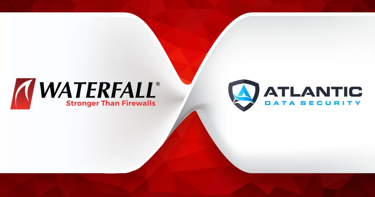Waterfall Secuiryt and Atlantic Data Security partnership