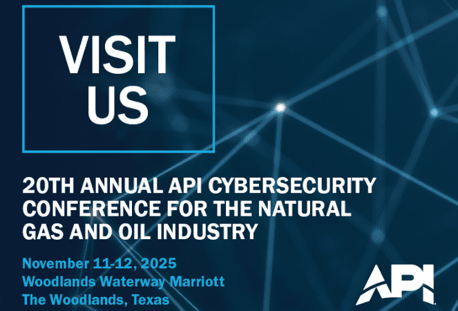 20th Annual API Cybersecurity Conference for the Natural Gas and Oil Industry
