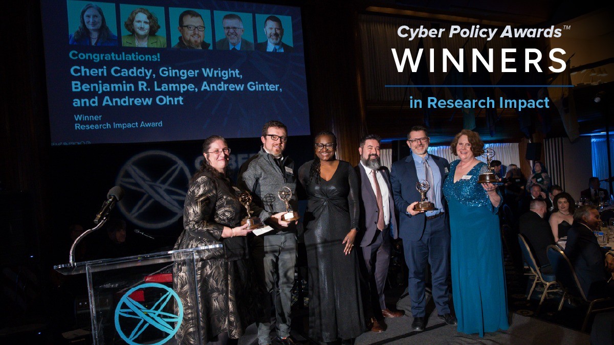 Cyber Policy Award winners