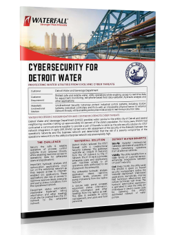 CYBERSECURITY FOR DETROIT WATER