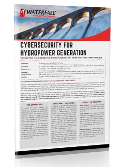 CYBERSECURITY FOR HYDROPOWER GENERATION